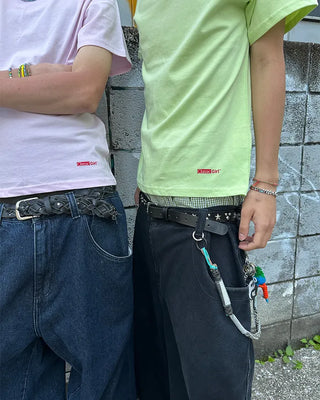 (ORIGINAL) Block Logo Basic Half T-Shirt