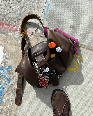 Vintage belt shoulder bag