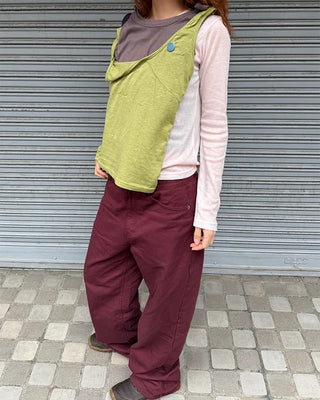 Basic Cotton Wide Pants