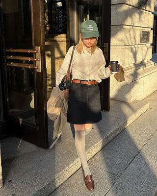 See-through knee-high socks