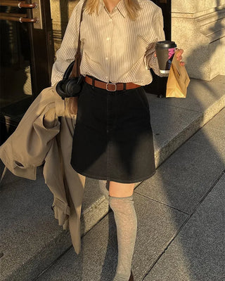 See-through knee-high socks