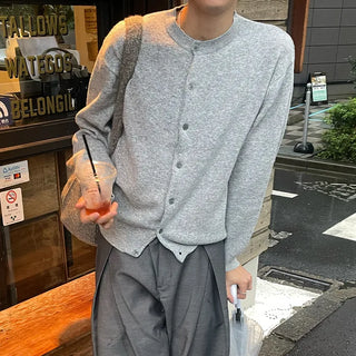 Standard Round Neck Cardigan