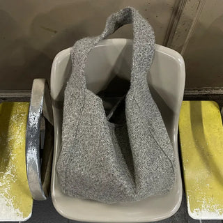 Boucle Texture Shoulder Bag