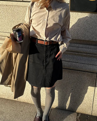 See-through knee-high socks
