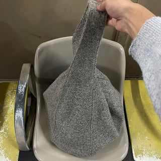 Boucle Texture Shoulder Bag