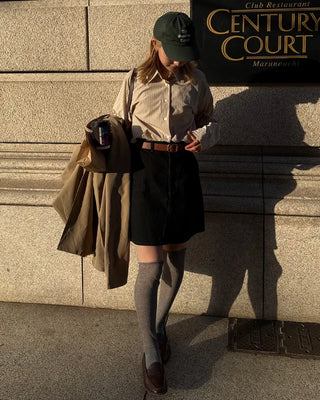 See-through knee-high socks