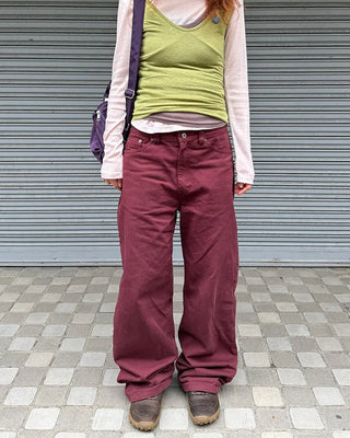 Basic Cotton Wide Pants