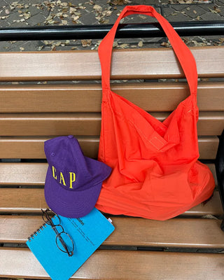 One-shoulder cotton bag