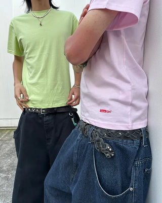 (ORIGINAL) Block Logo Basic Half T-Shirt