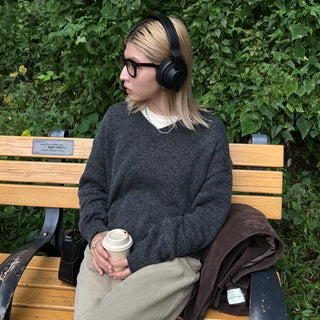 Basic long-sleeve T-shirt