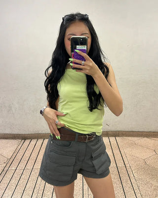 Square neck simple camisole