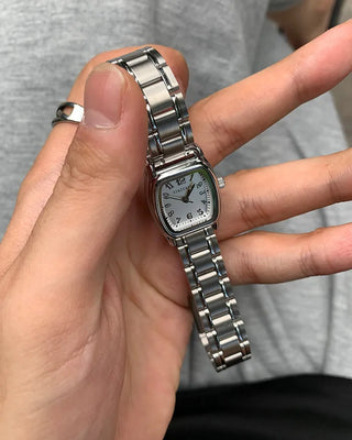Silver Square Handwatch
