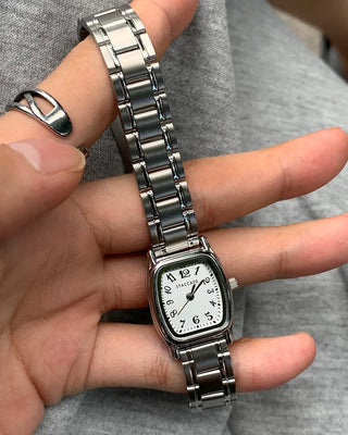 Silver Square Handwatch