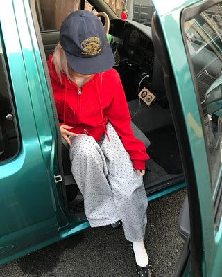 Waist String Dot Sweatpants