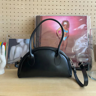 Half-moon shoulder bag