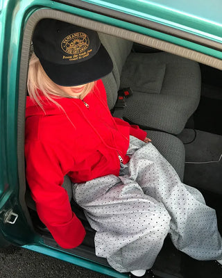 Waist String Dot Sweatpants