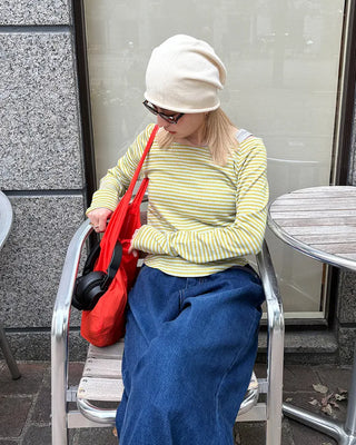 One-shoulder cotton bag