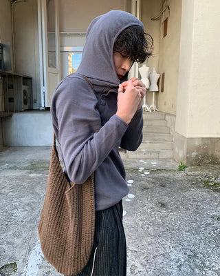 Knitted shoulder bag