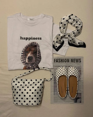 Dot Tabi Flat Shoes