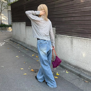 Linen V-neck cardigan