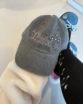 Old English Cross Patch Cap