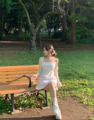 Linen camisole dress