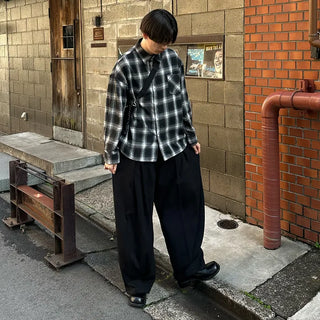 (Unisex) Ombre Check Shirt
