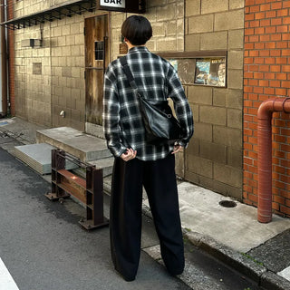 (Unisex) Ombre Check Shirt