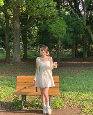 Linen camisole dress