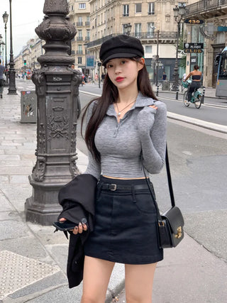 See-through polo shirt (6 colors)