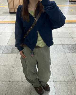 Double-zip hooded parka