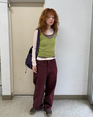 Basic Cotton Wide Pants