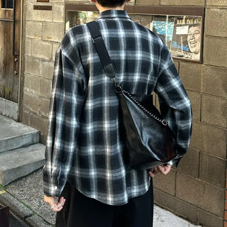 (Unisex) Ombre Check Shirt
