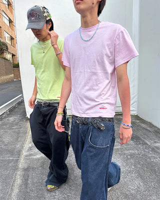 (ORIGINAL) Block Logo Basic Half T-Shirt
