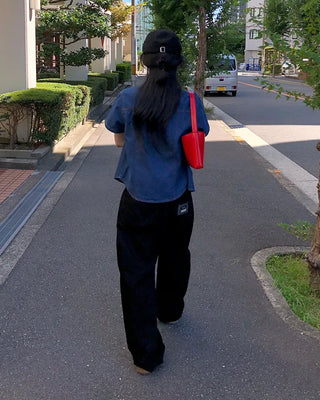Simple square shoulder bag