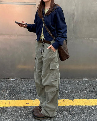 Double-zip hooded parka