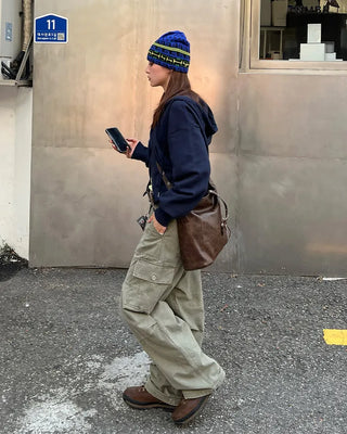Double-zip hooded parka