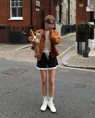Suede color pocket point jacket