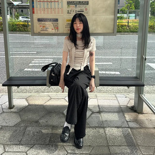 Choker & Shirred T-shirt Set