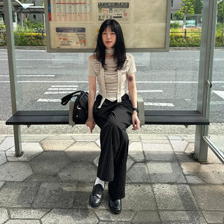 Choker & Shirred T-shirt Set