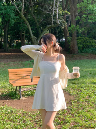 Linen camisole dress