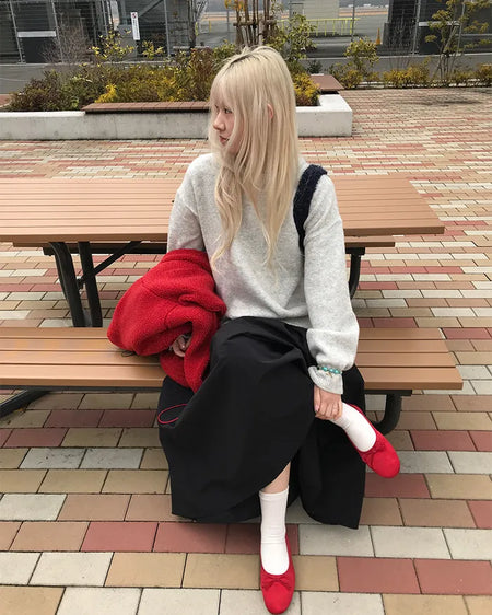 Basic round neck knit