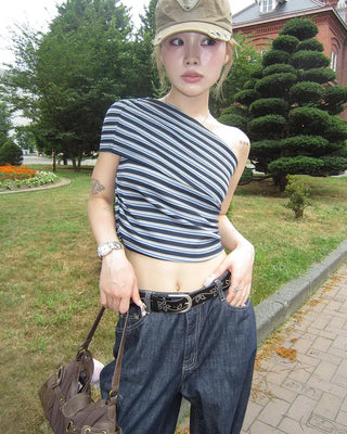 Cubic Flower Ethnic Belt
