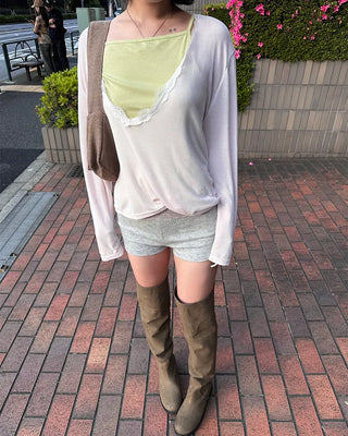 Square neck simple camisole