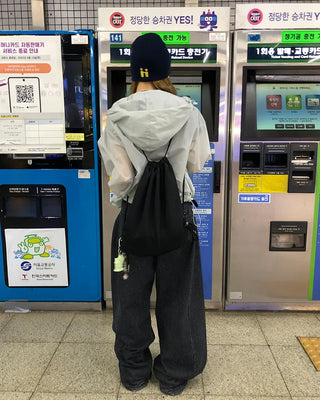 See-through semi-cropped windbreaker