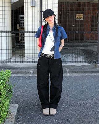 Simple square shoulder bag