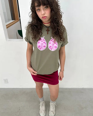 (ORIGINAL) Double Ladybird Half-Sleeve T-Shirt