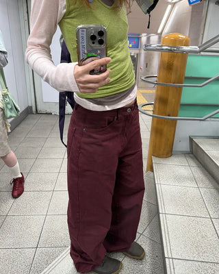 Basic Cotton Wide Pants