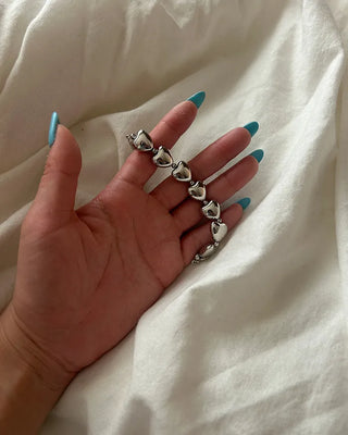 Heart Chain Bracelet