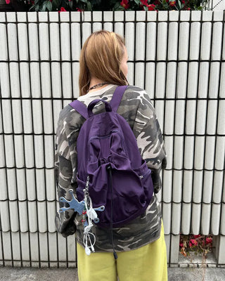 Drawstring Point Multi-Pocket Backpack